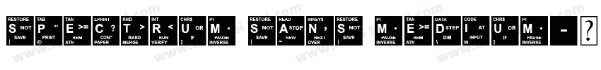 Spectrum Sans Medium字体转换